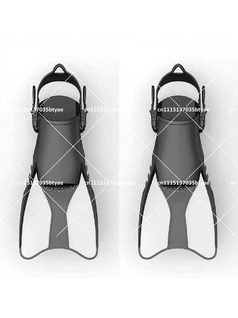 Swim Fins - Adjustable Lace-Up Professional Frog Dive Fins