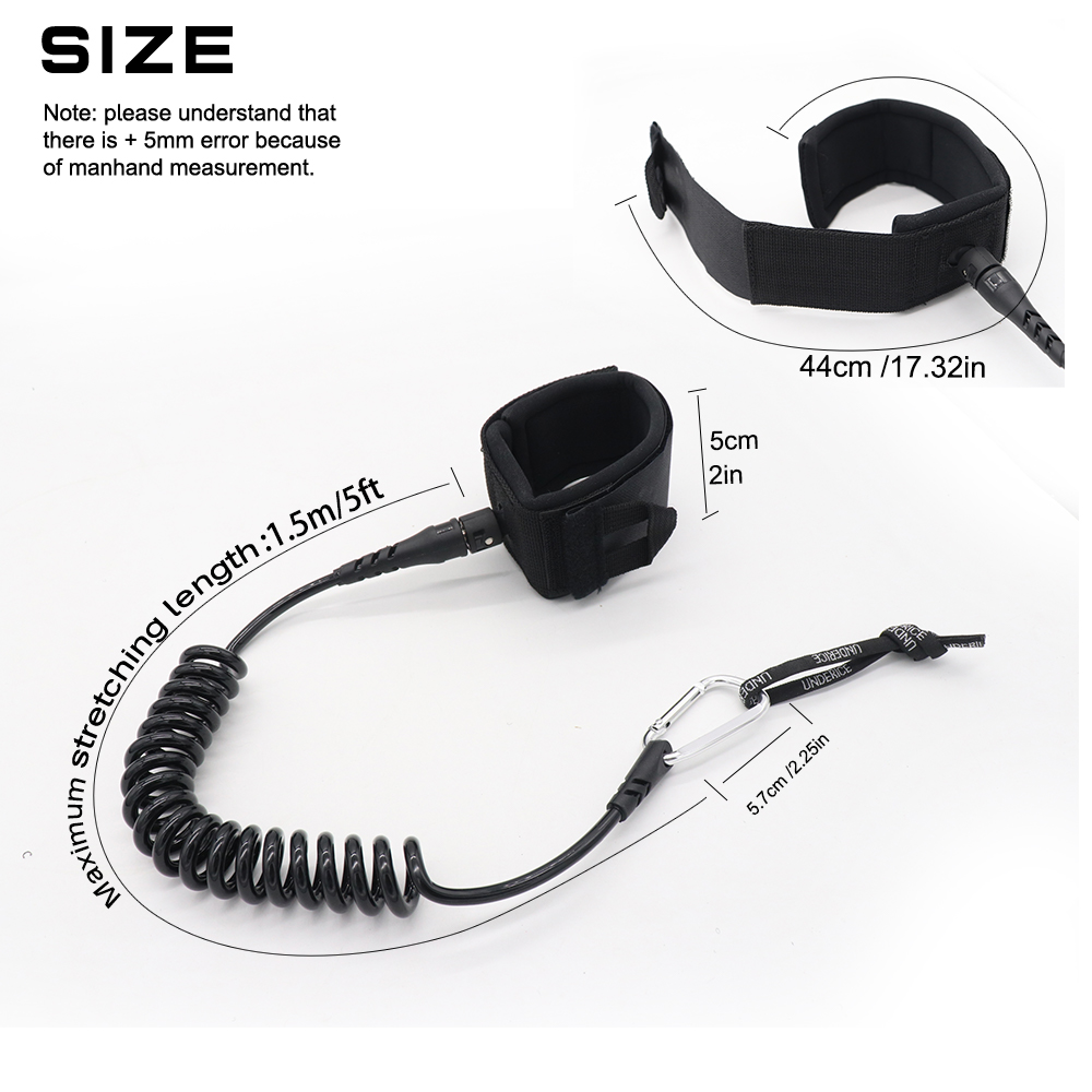 UICE 5FT 5MM Surf Leash Hand R - огляд і ціна Surfboard Leash