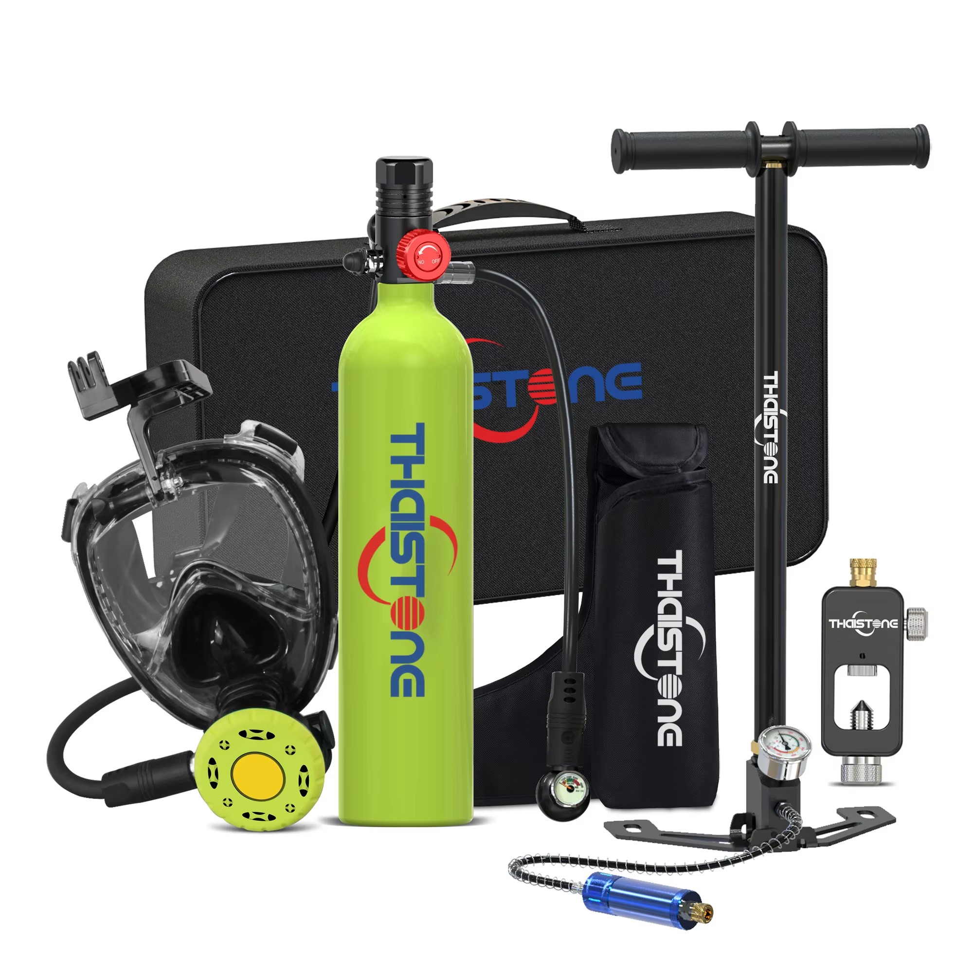 THAISTONE 1L Scuba Oxygen Tank - огляд і ціна Diving Mask