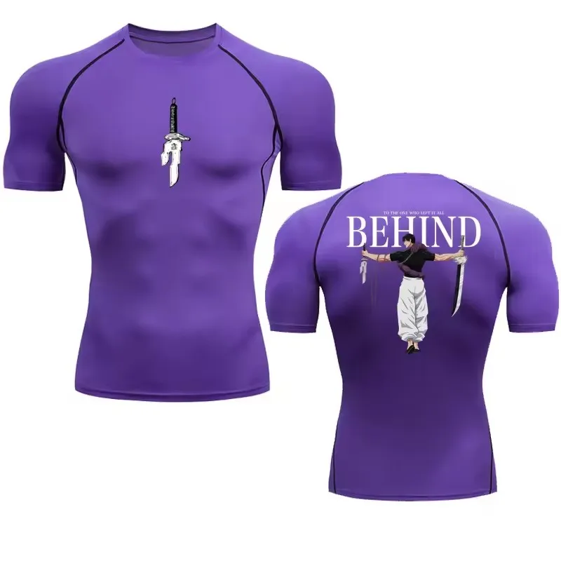 Anime Compression Shirt Men Pr - огляд і ціна Rash Guard
