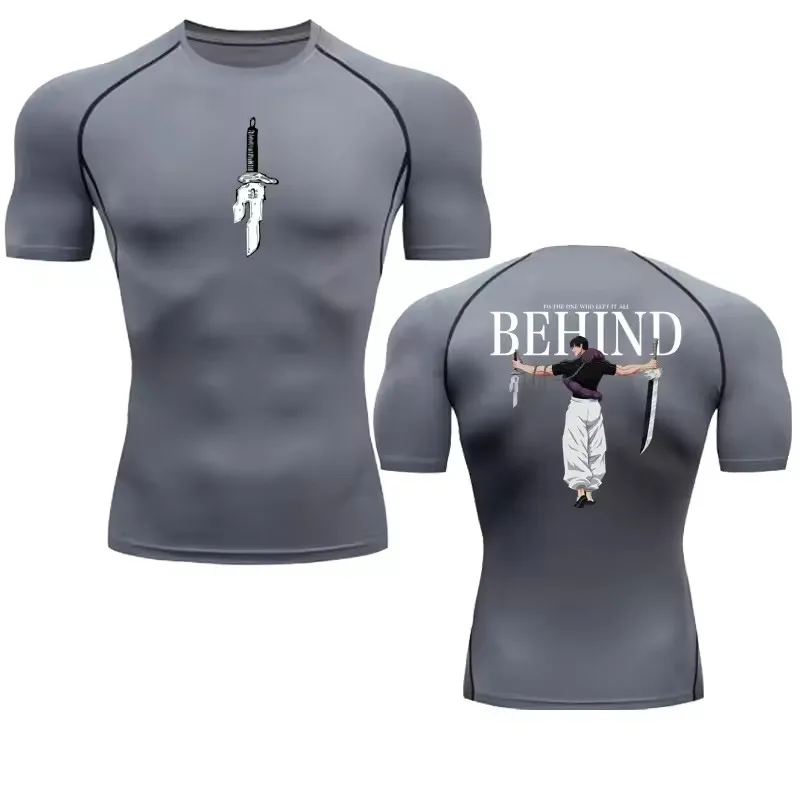 Anime Compression Shirt Men Pr - огляд і ціна Rash Guard
