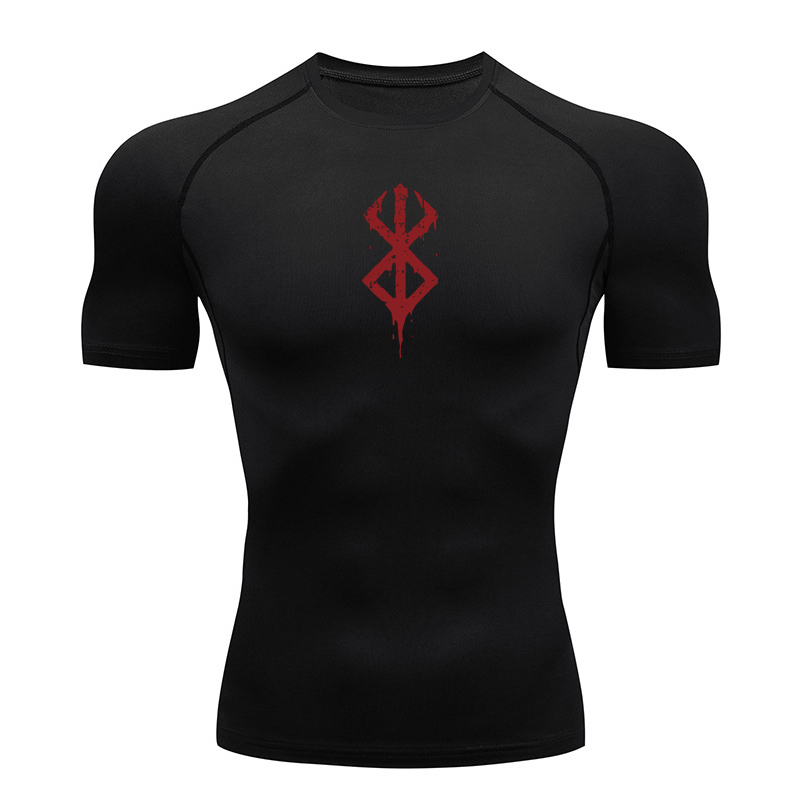 Men's Print Compression Shirts - огляд і ціна Rash Guard
