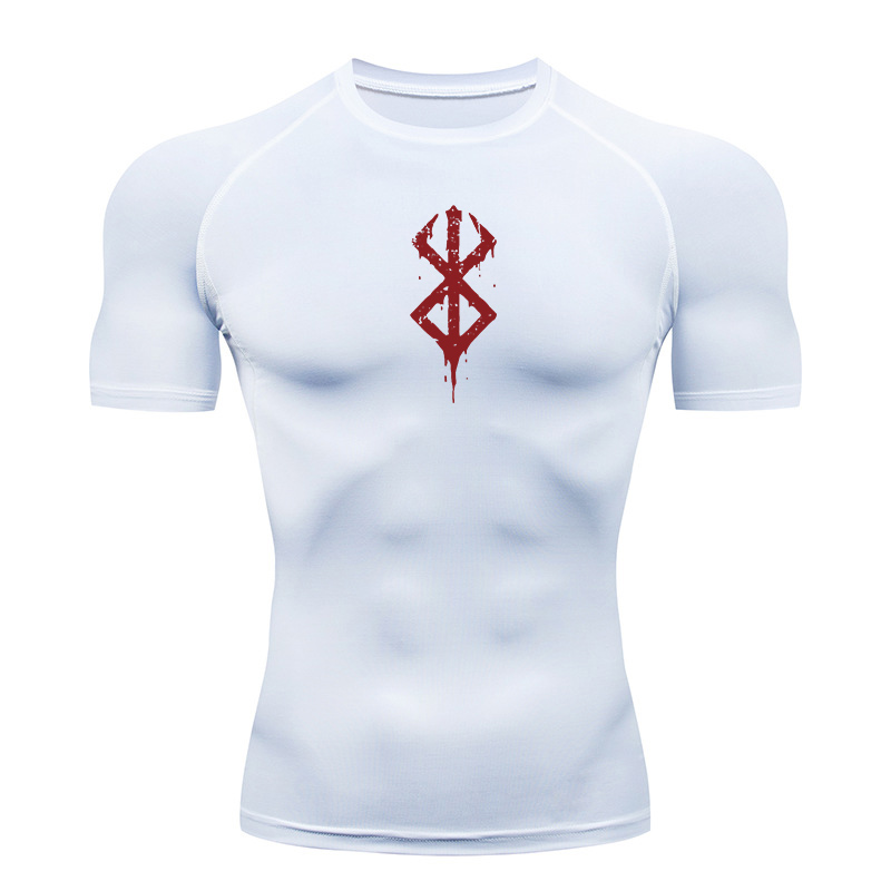 Men's Print Compression Shirts - огляд і ціна Rash Guard
