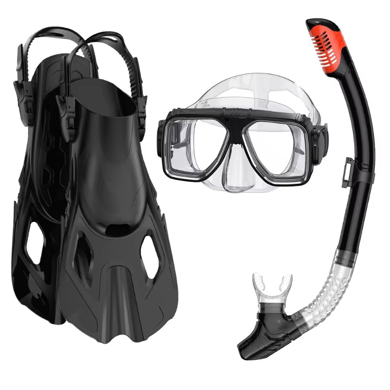 Professional 3-Piece Snorkel D - огляд і ціна Swim Fins